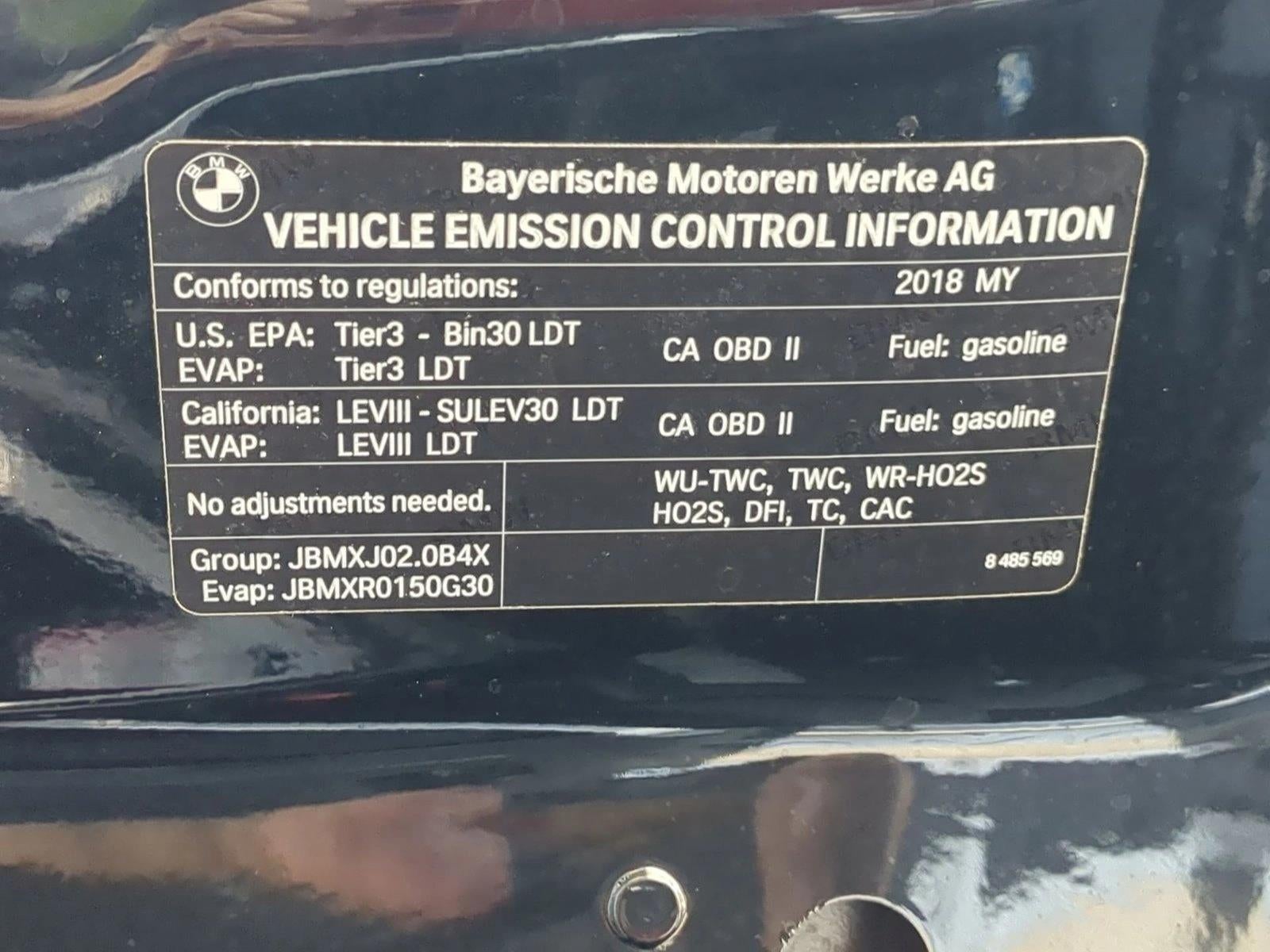 2018 BMW X3 xDrive30i