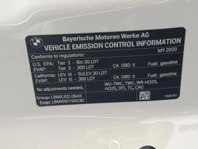 2020 BMW X3 xDrive30i