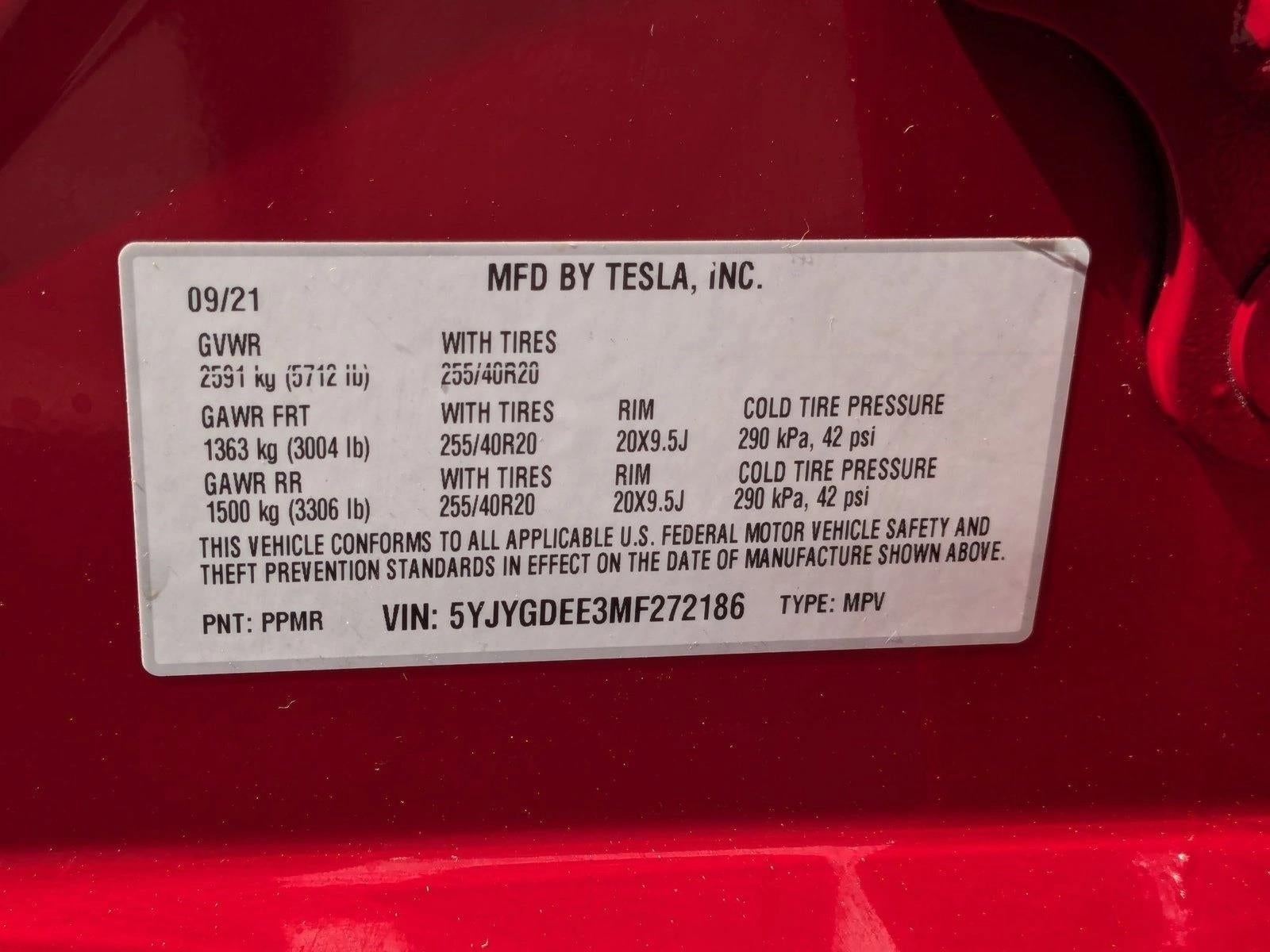 2021 Tesla Model Y Long Range