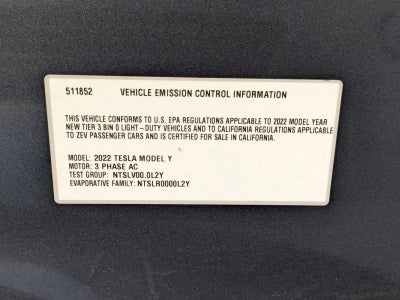 2022 Tesla Model Y Long Range