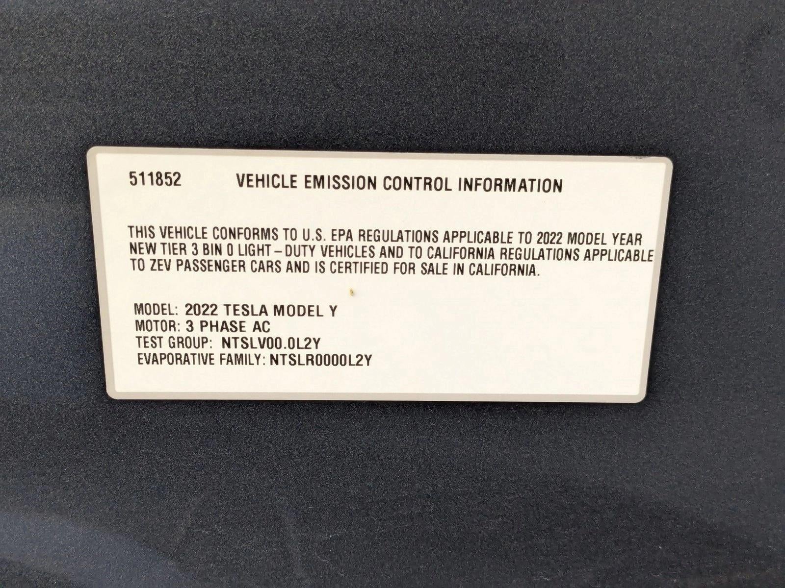 2022 Tesla Model Y Long Range