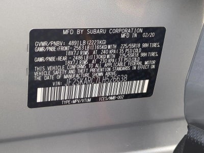 2020 Subaru Forester Sport