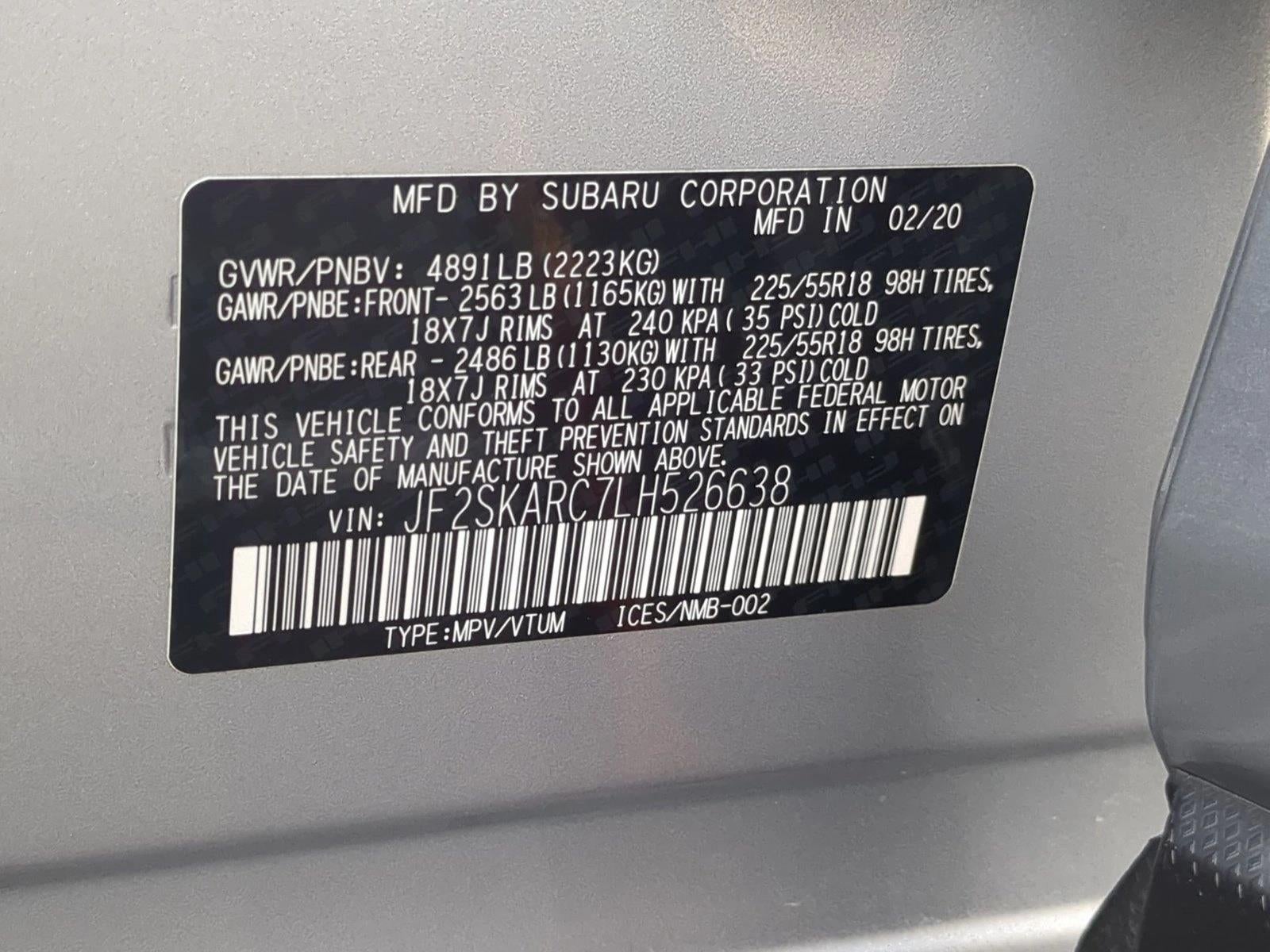 2020 Subaru Forester Sport
