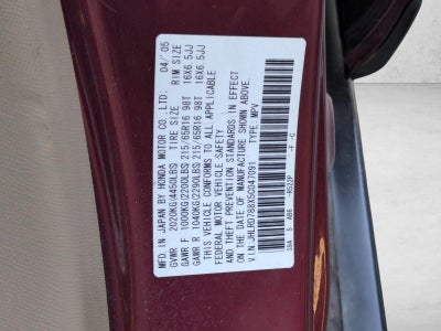 2005 Honda CR-V EX