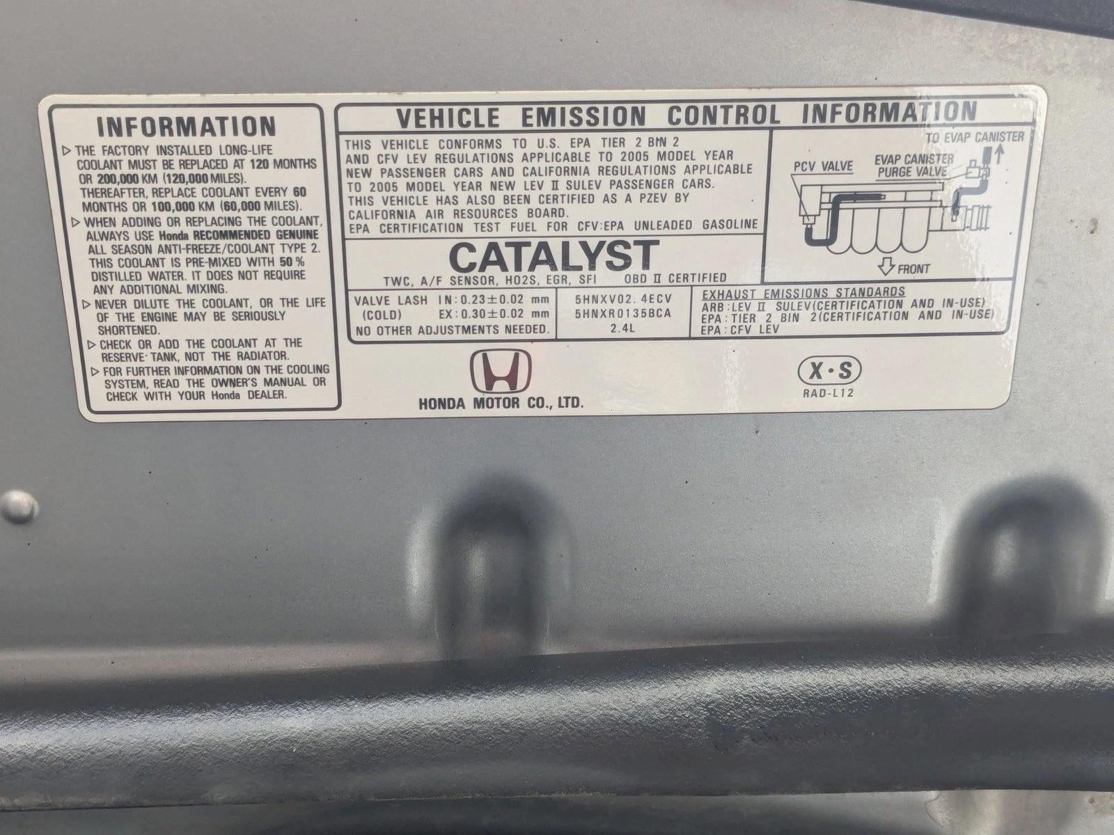 2005 Honda Accord Sdn LX