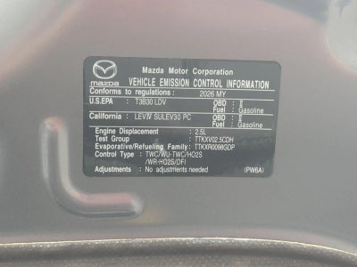 2026 Mazda Mazda3 Sedan 2.5 S Carbon Edition