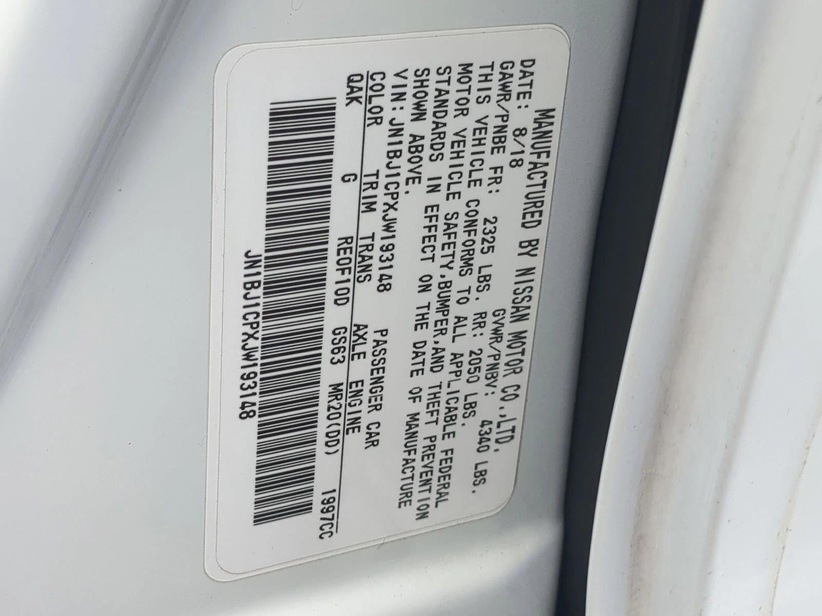 2018 Nissan Rogue Sport S