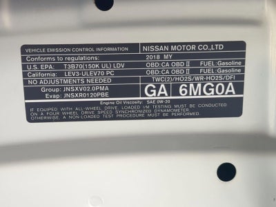 2018 Nissan Rogue Sport S