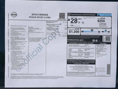 2018 Nissan Rogue Sport S
