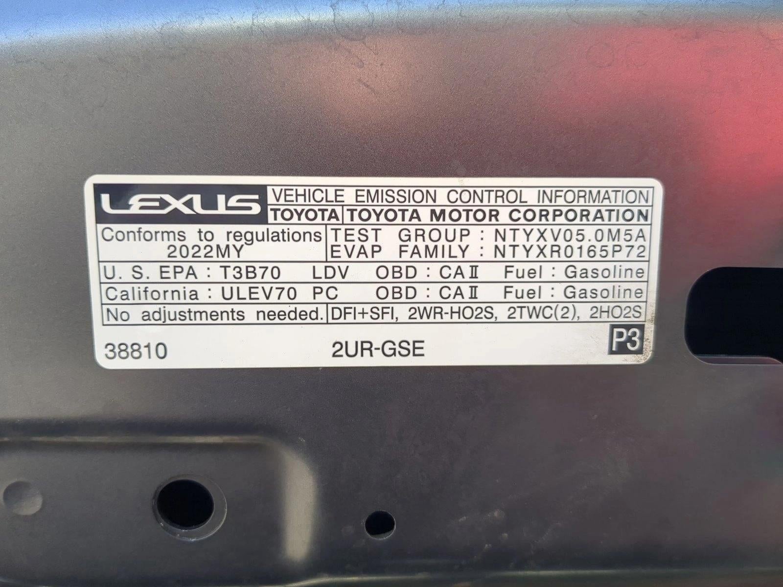 2022 Lexus IS 500 F SPORT Performance Premium