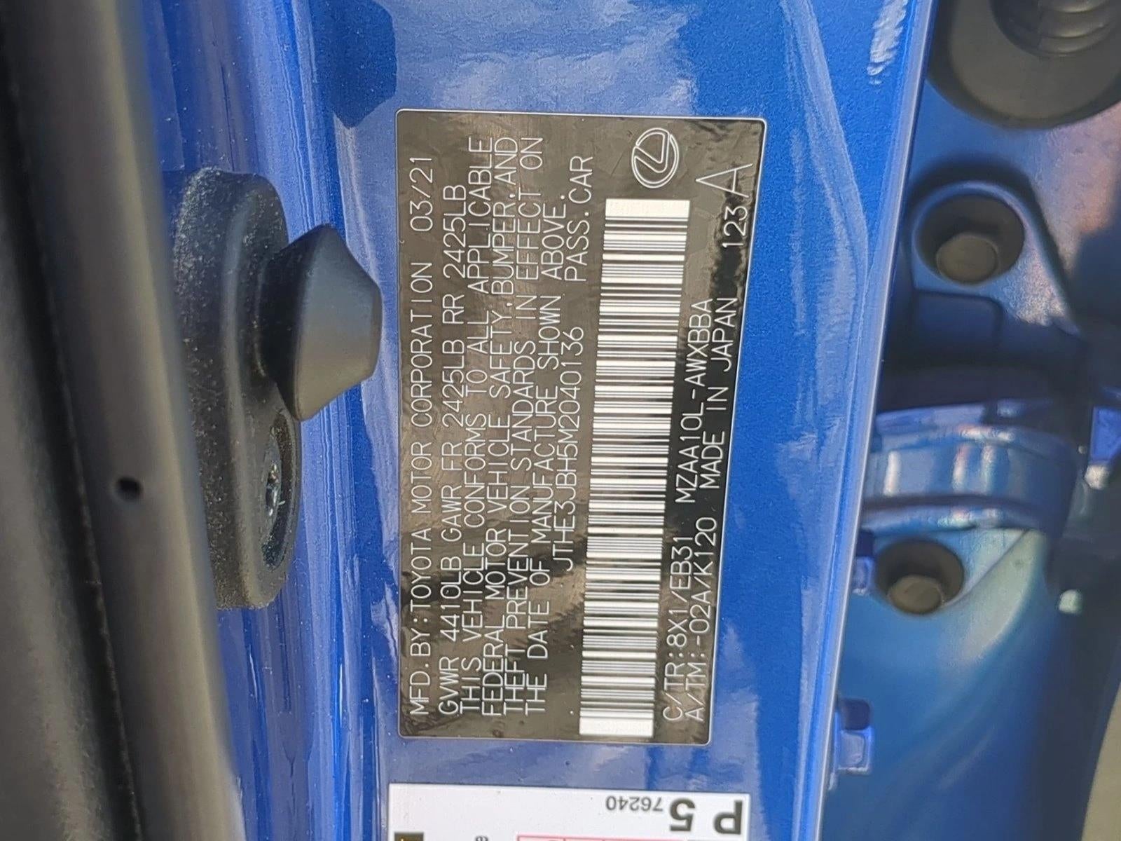2021 Lexus UX 200 F SPORT