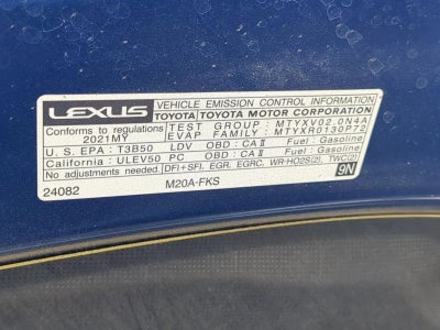 2021 Lexus UX 200 F SPORT