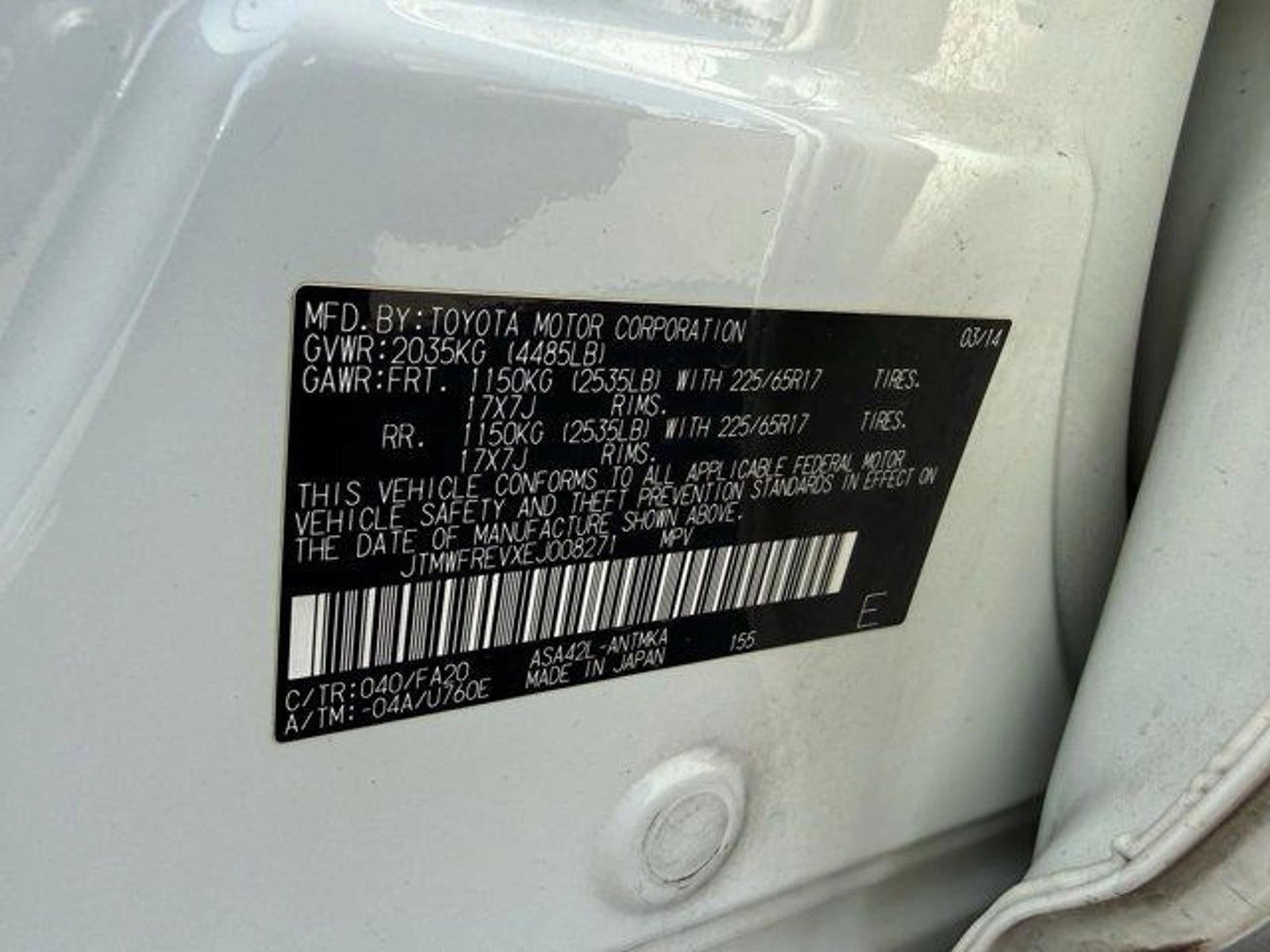 2014 Toyota RAV4 XLE