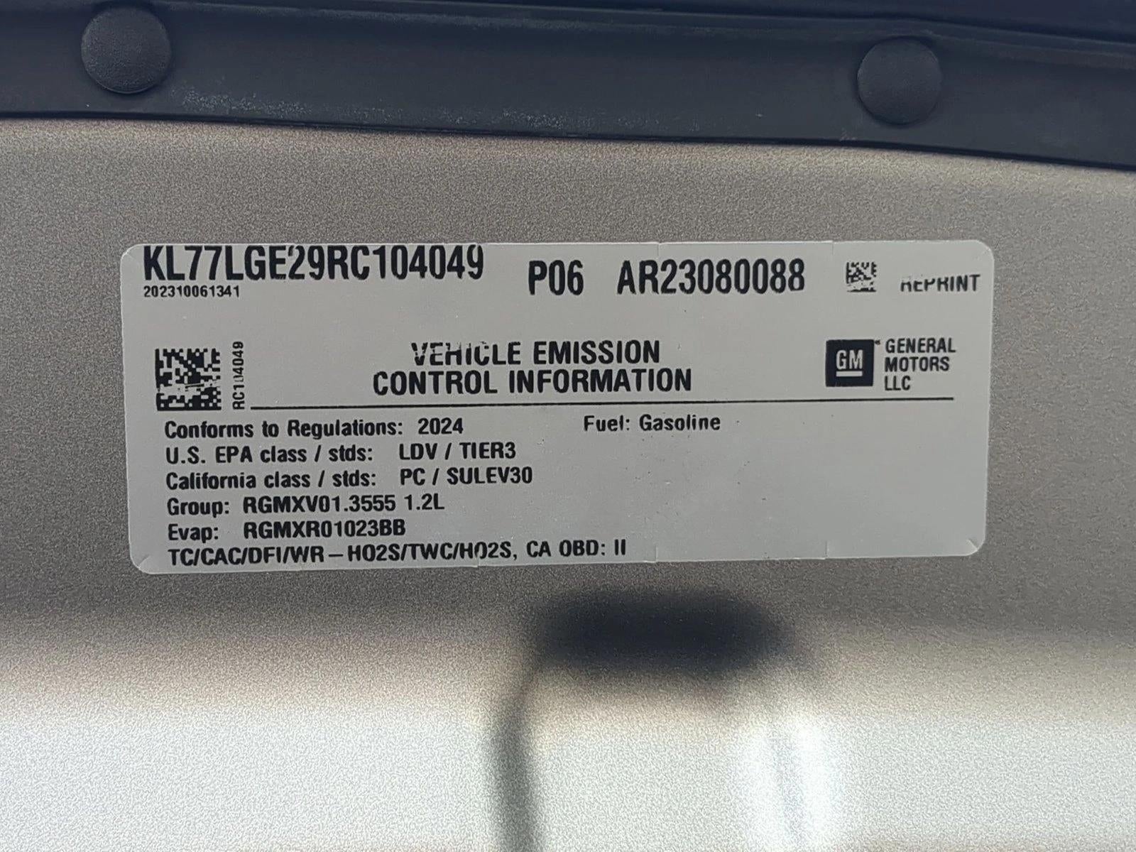 2024 Chevrolet Trax 1RS