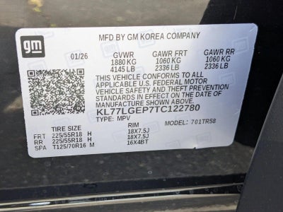 2026 Chevrolet Trax 1RS