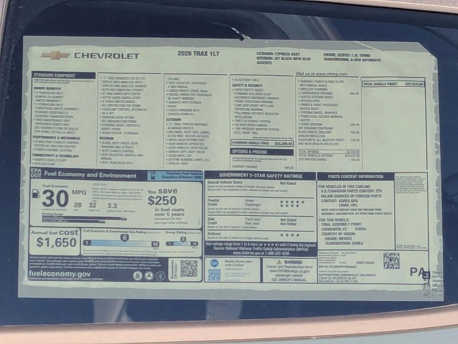 2026 Chevrolet Trax LT