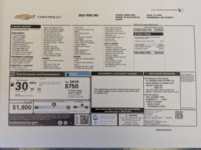 2024 Chevrolet Trax 2RS