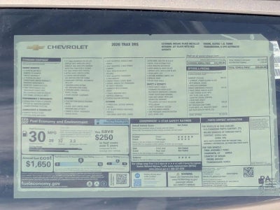 2026 Chevrolet Trax 2RS