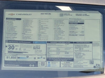 2026 Chevrolet Trax 2RS