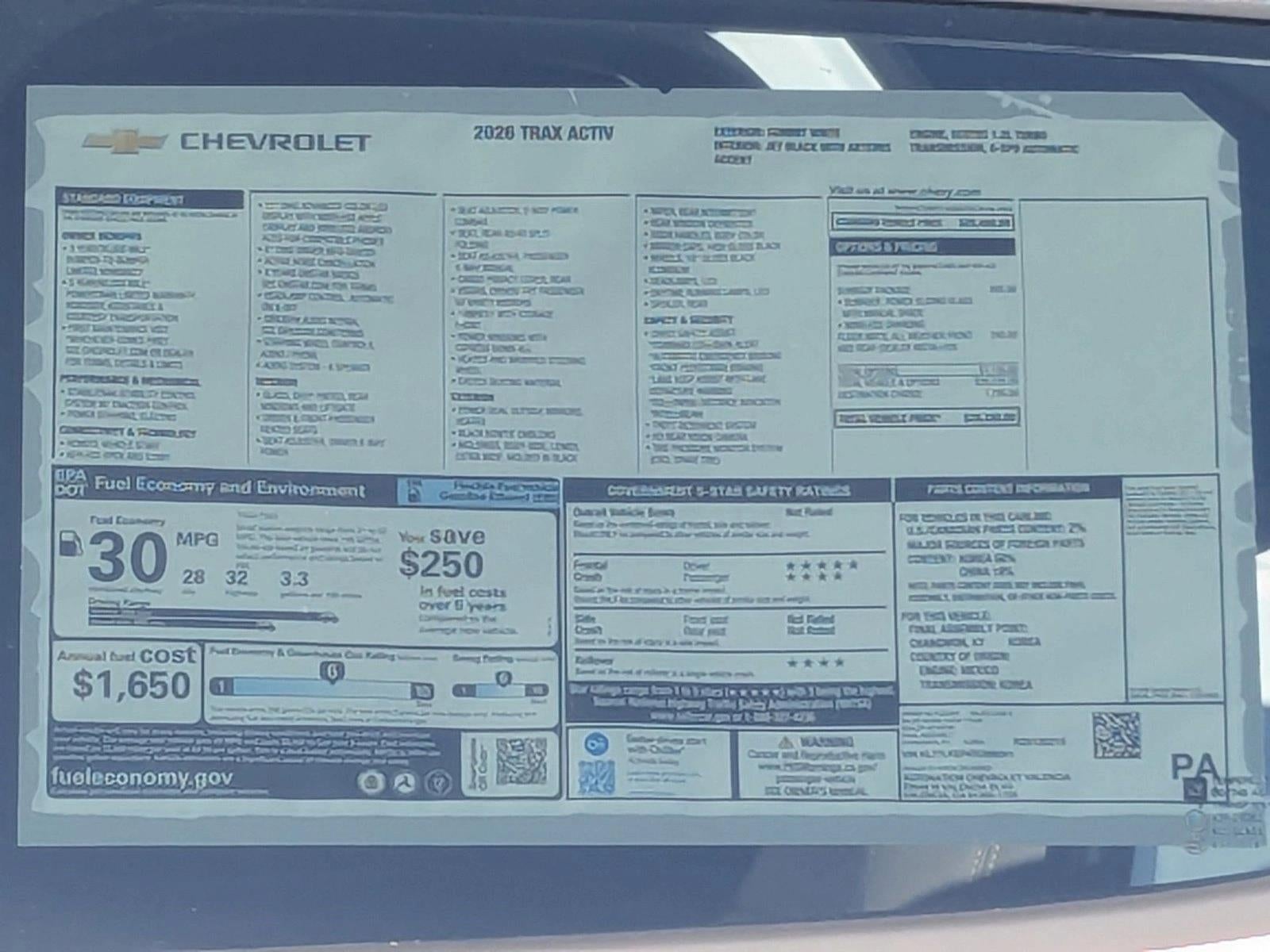 2026 Chevrolet Trax ACTIV