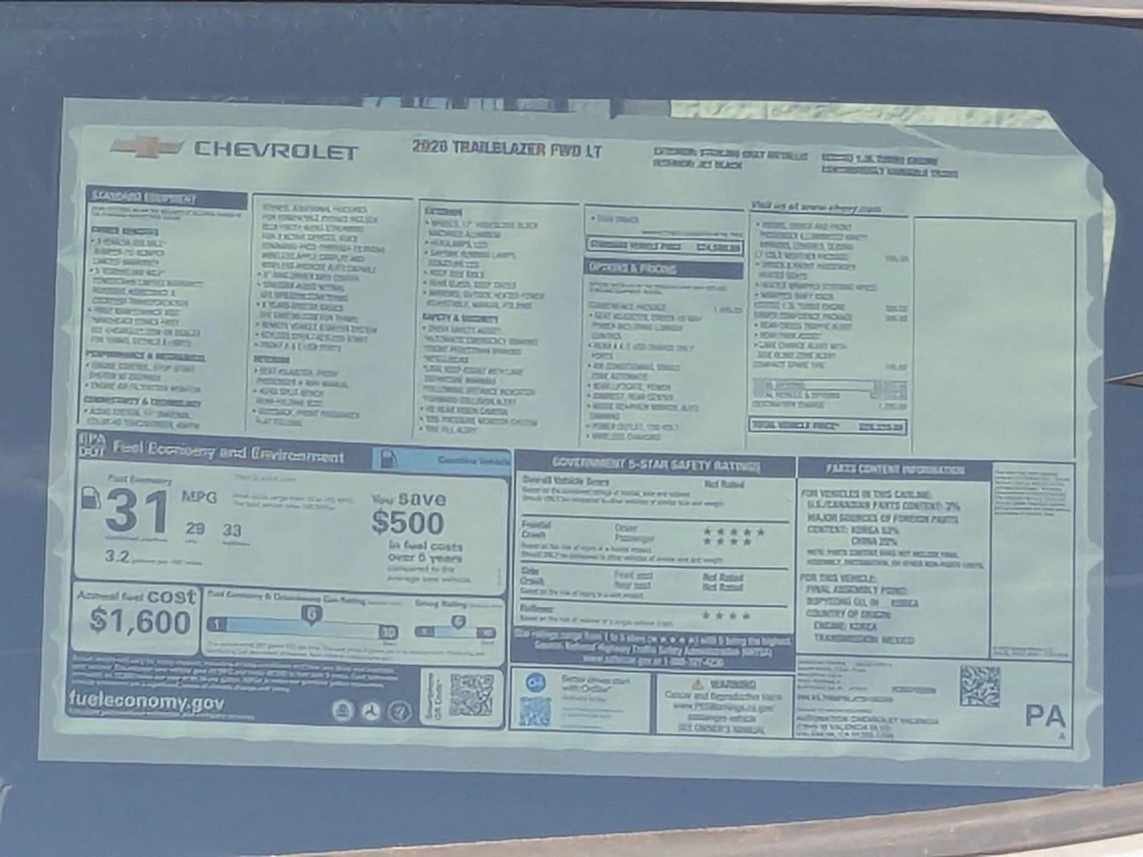 2026 Chevrolet Trailblazer LT