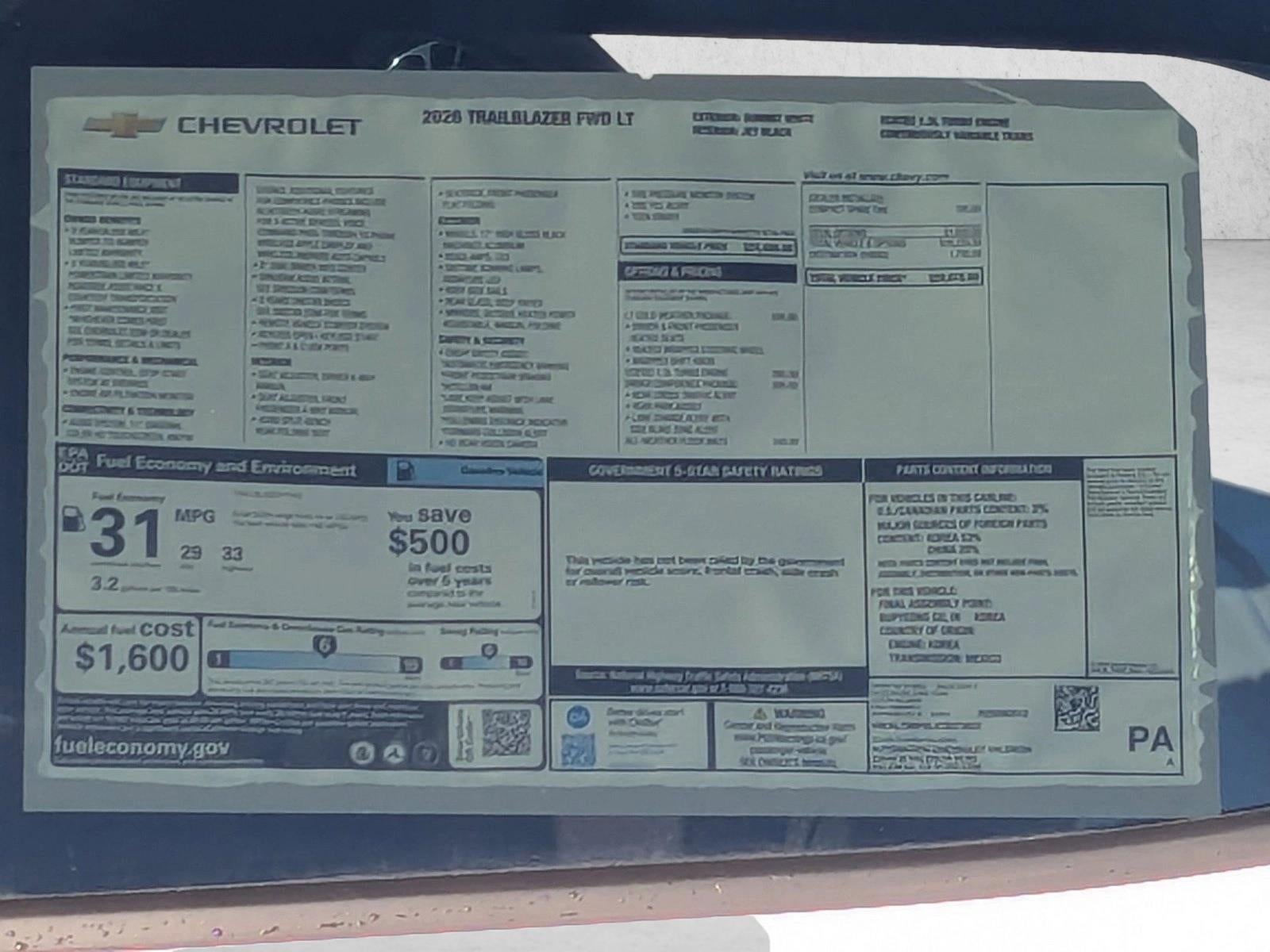 2026 Chevrolet Trailblazer LT