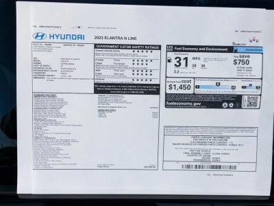2023 Hyundai Elantra N Line