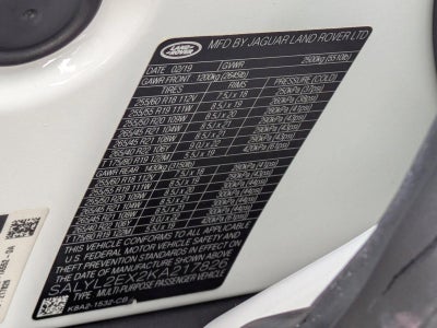 2019 Land Rover Range Rover Velar R-Dynamic SE