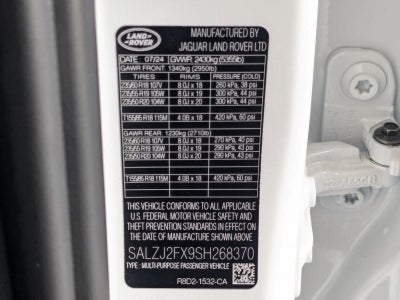 2025 Land Rover Range Rover Evoque Core S