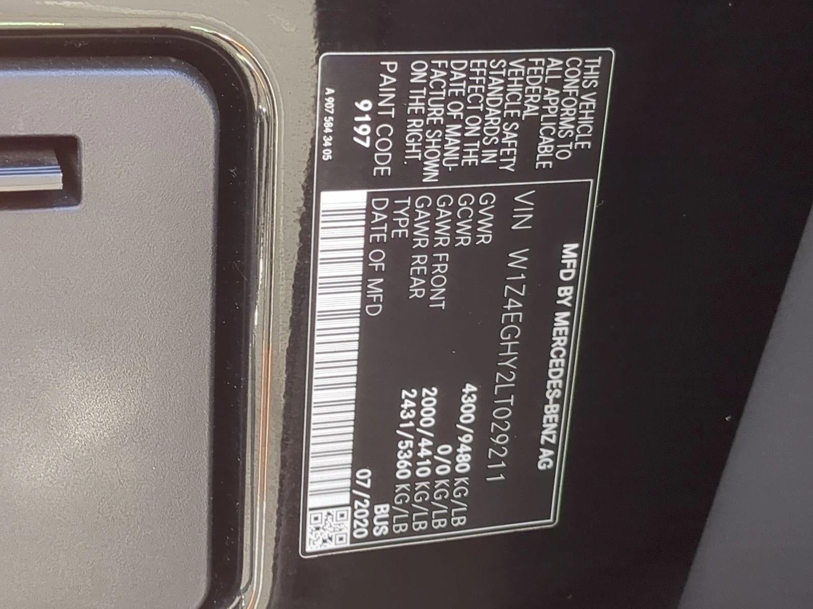2020 Mercedes-Benz Sprinter 2500 Base