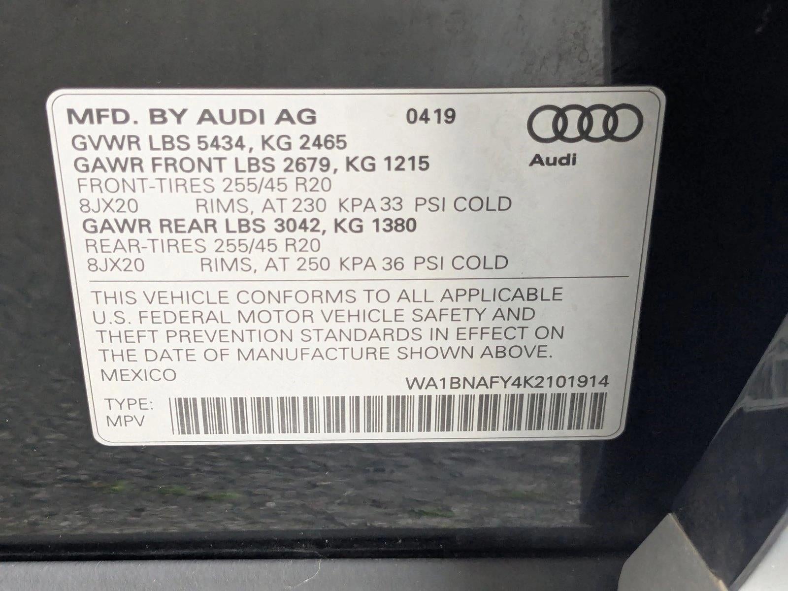 2019 Audi Q5 45 Premium