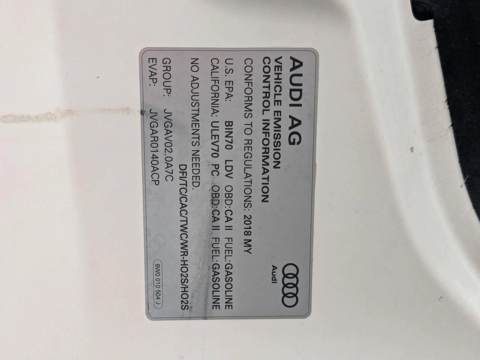 2018 Audi A5 Sportback Premium