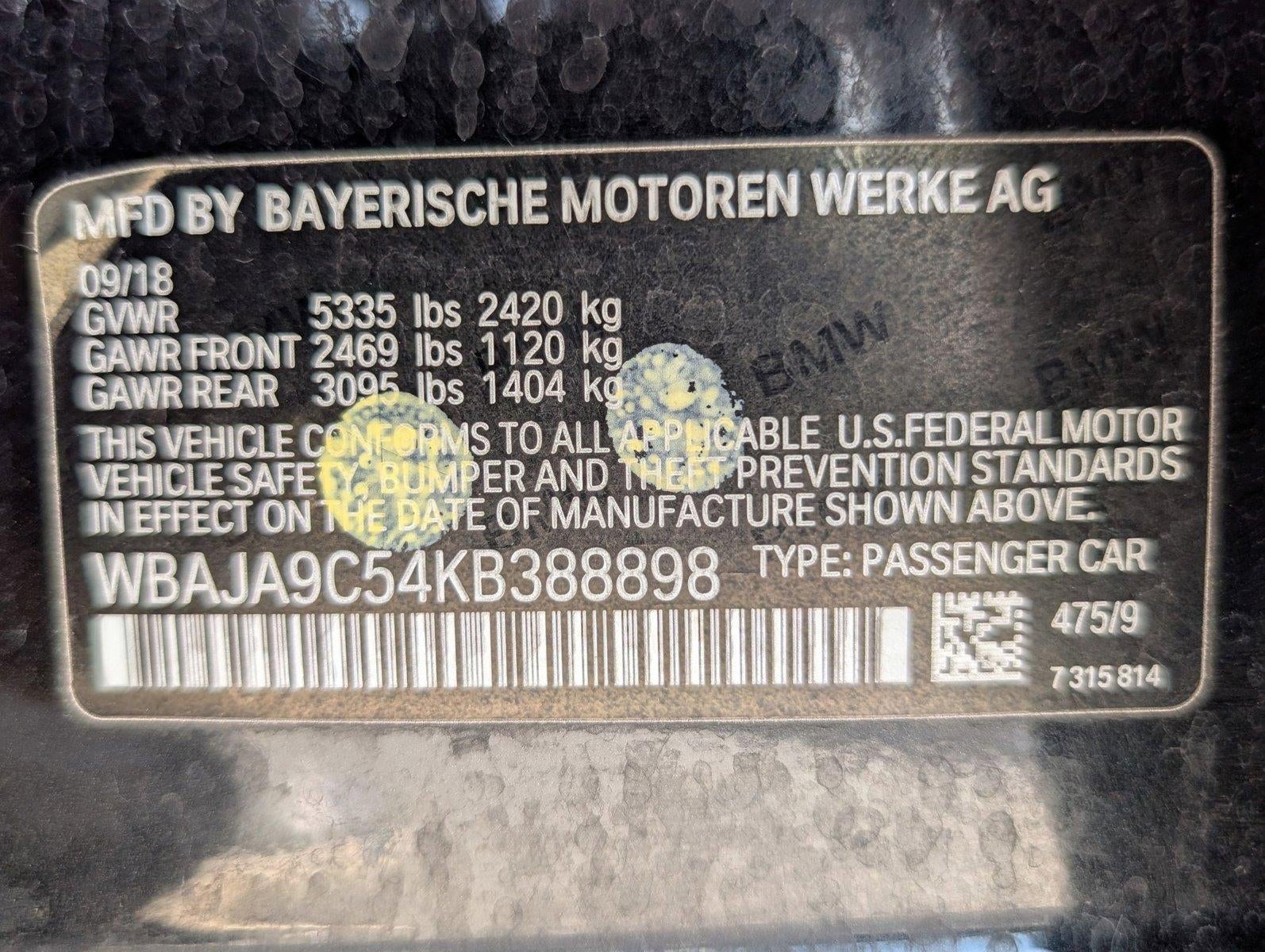 2019 BMW 5 Series 530e iPerformance