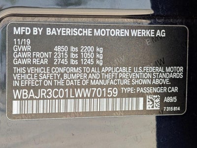 2020 BMW 530i 530i