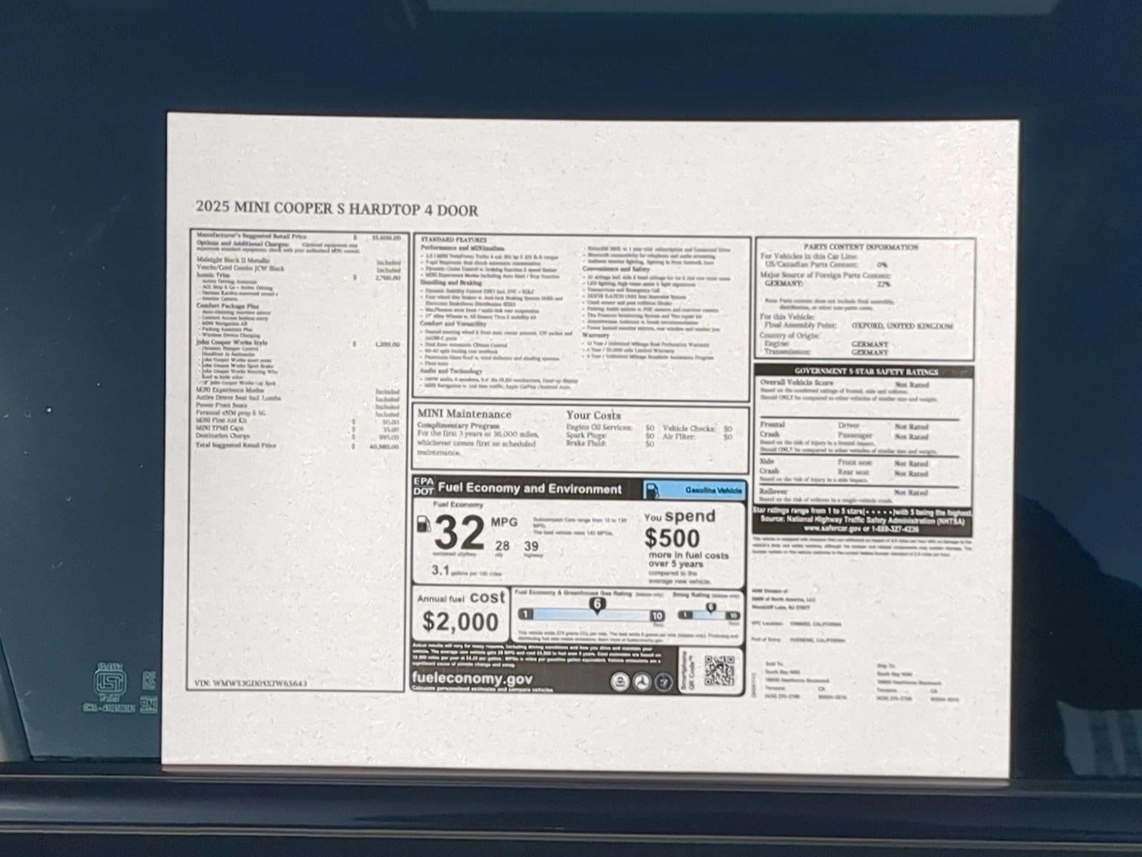 2025 MINI Hardtop 4 Door Cooper S