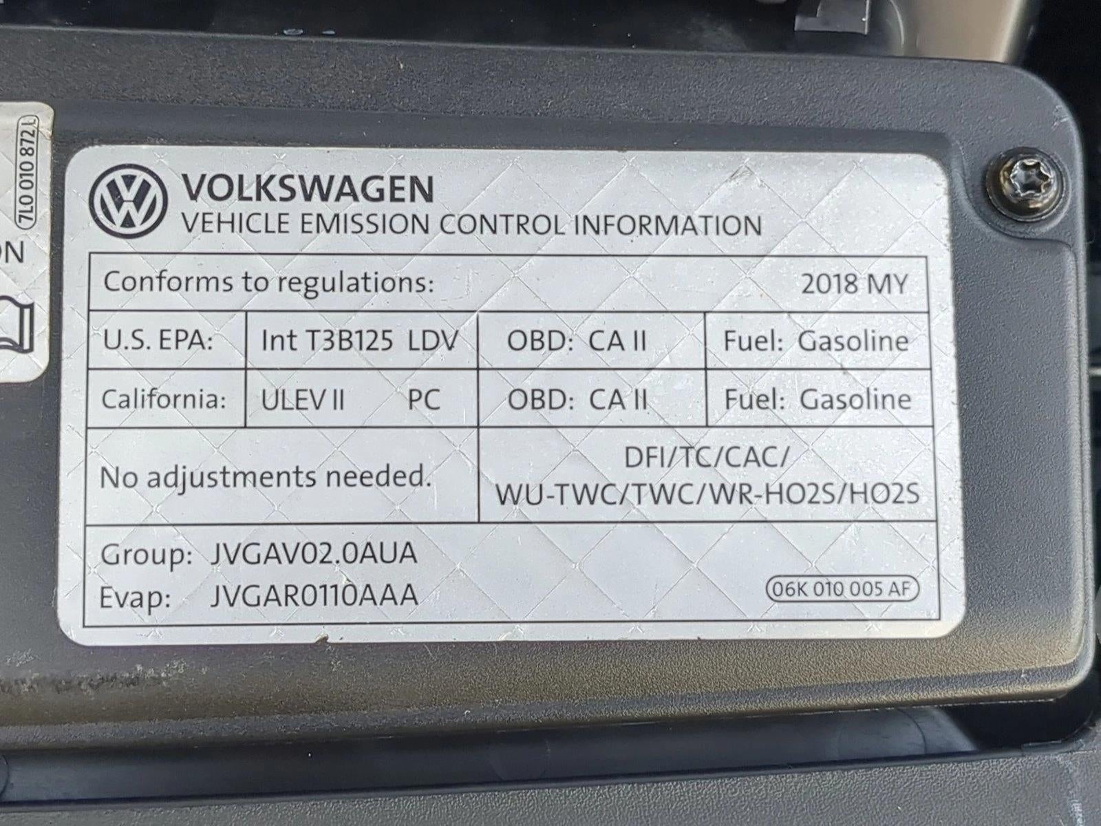 2018 Volkswagen Golf R Base