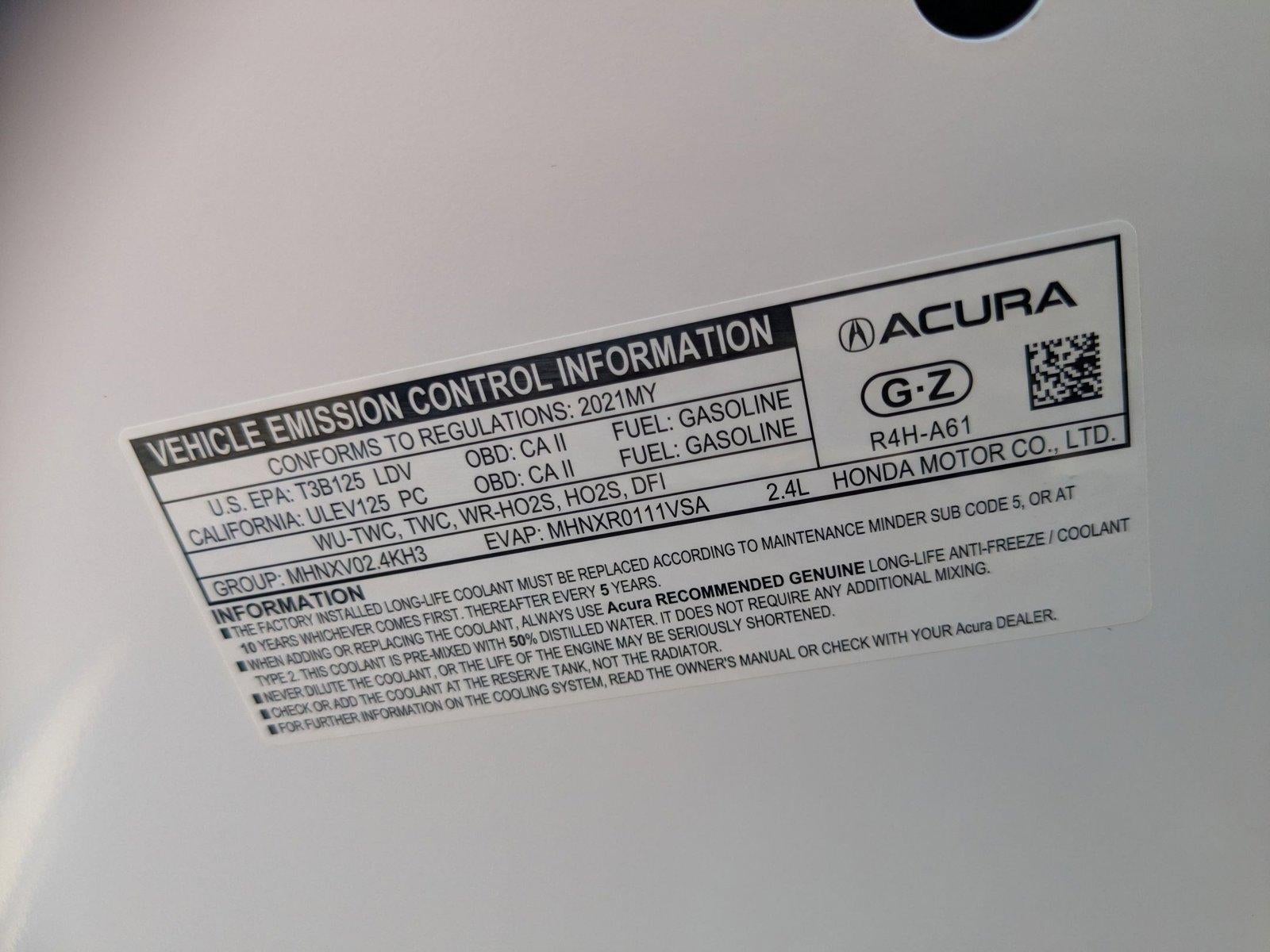 2021 Acura ILX Sedan w/Premium/A-SPEC Package