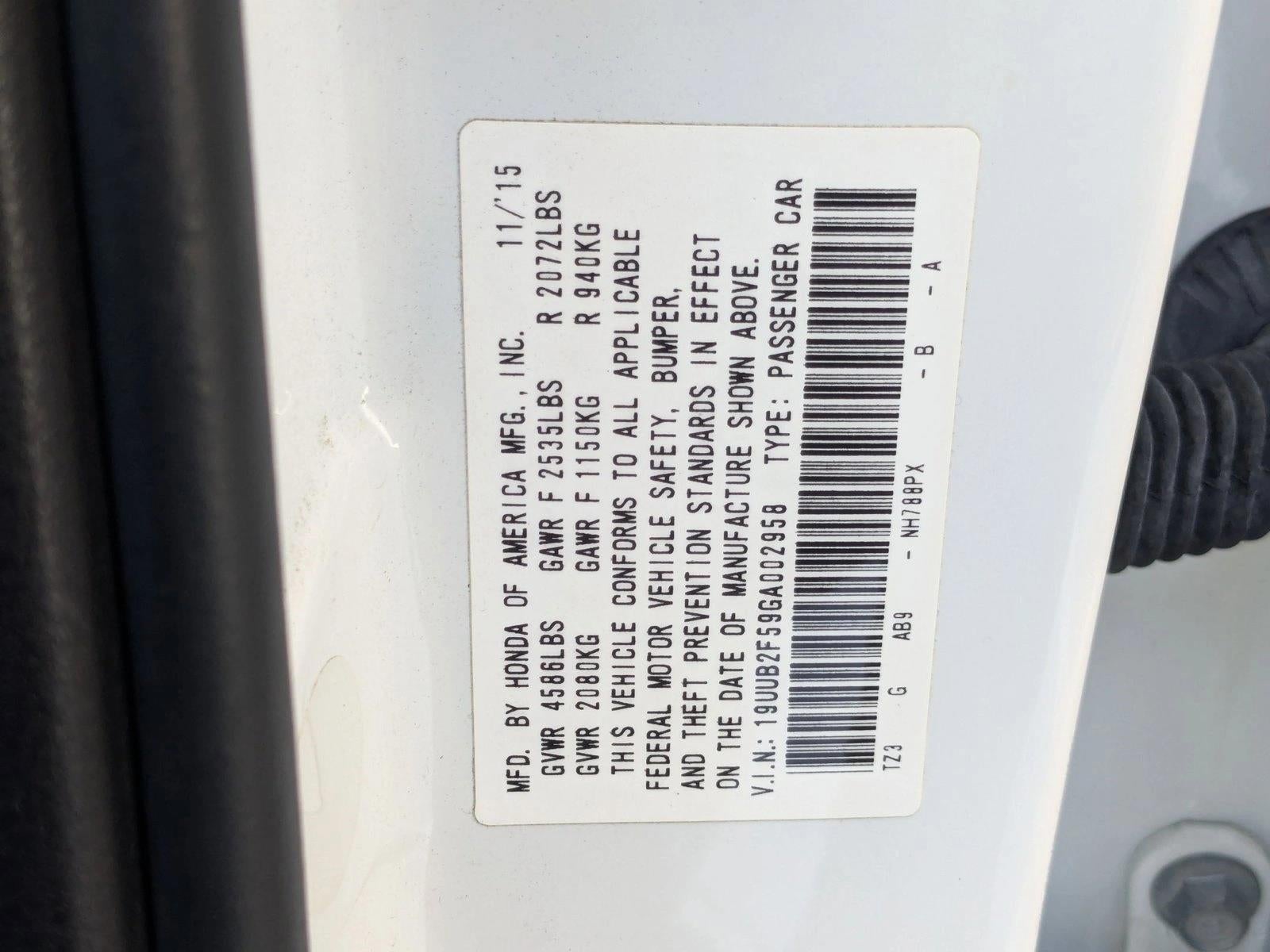 2016 Acura TLX FWD V6 Tech