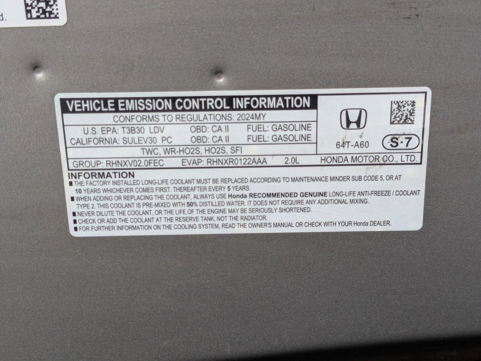 2024 Honda Civic Hatchback Sport CVT