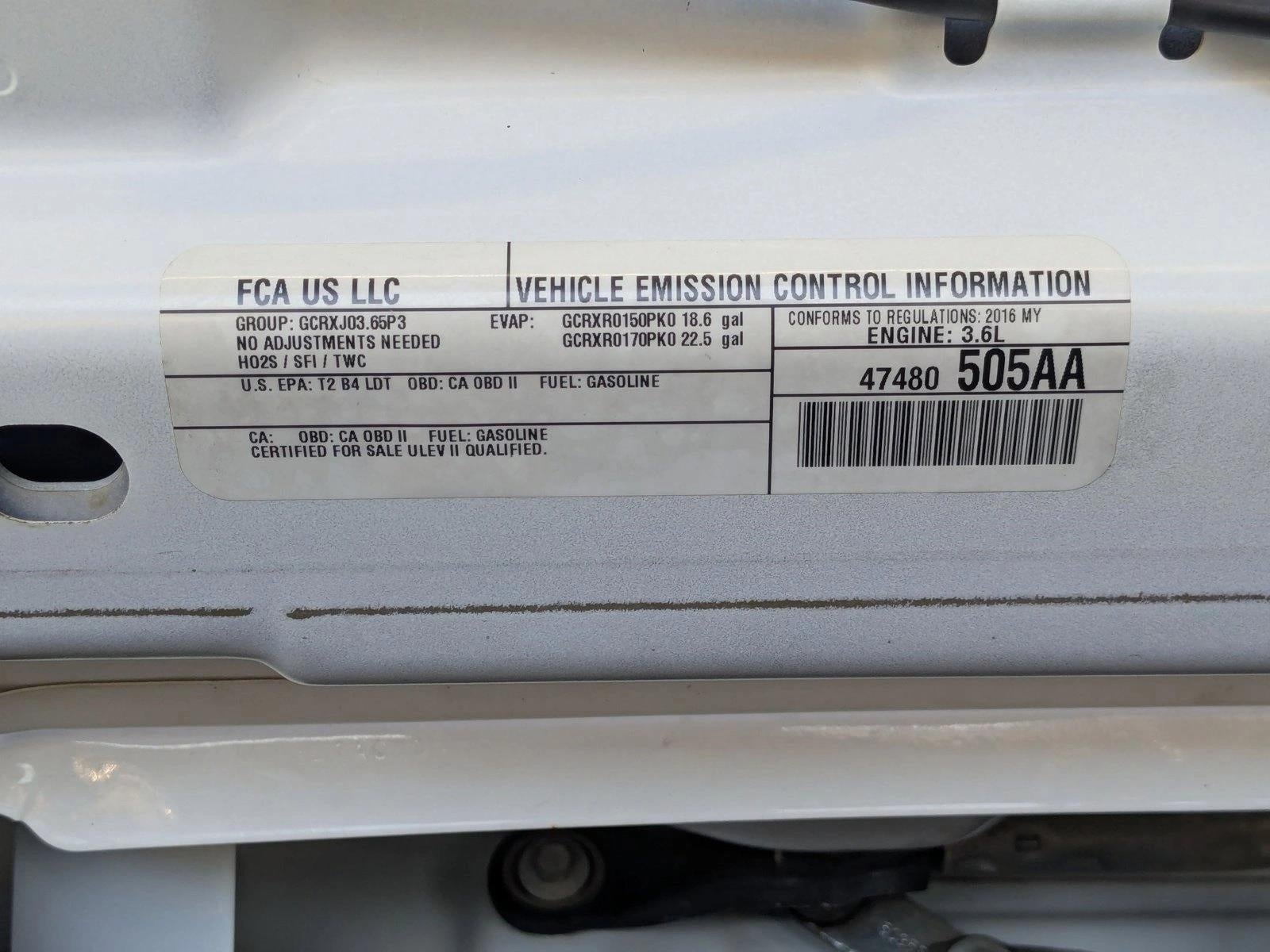 2016 Jeep Wrangler Unlimited 4WD 4dr Sport