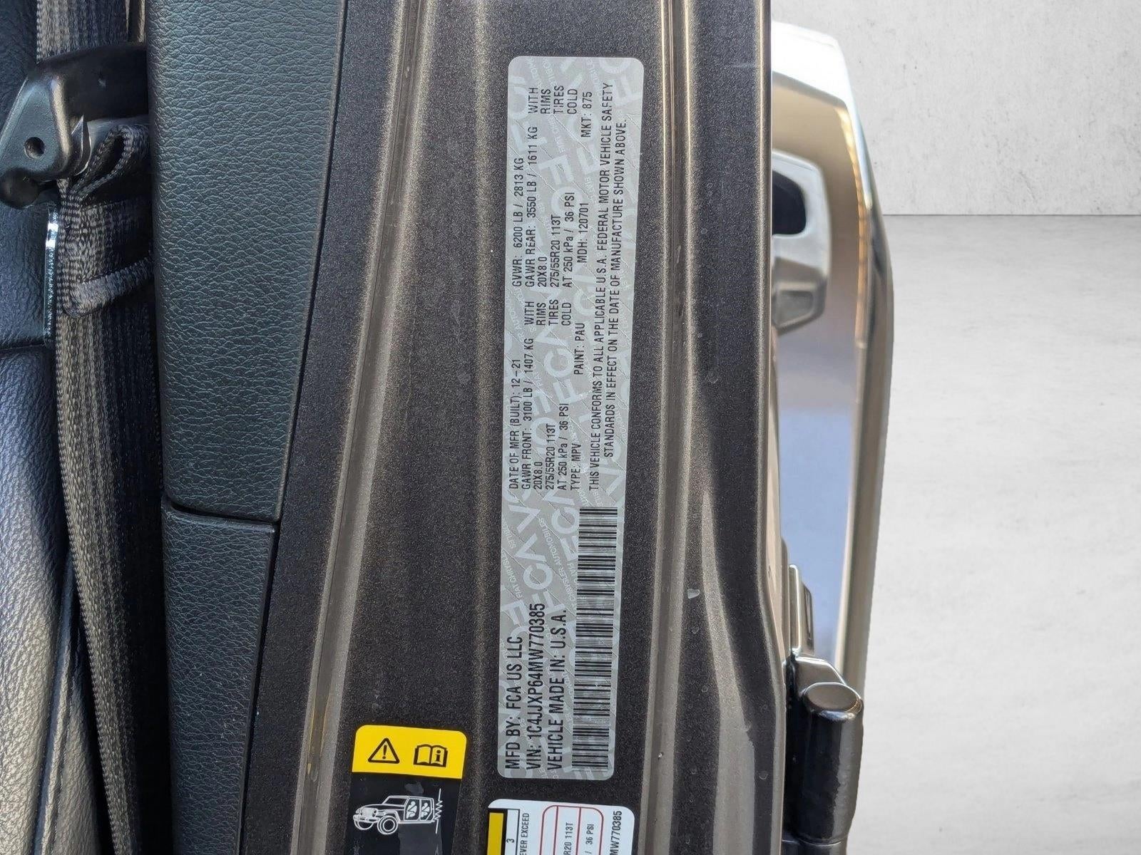 2021 Jeep Wrangler 4xe Unlimited Sahara 4x4