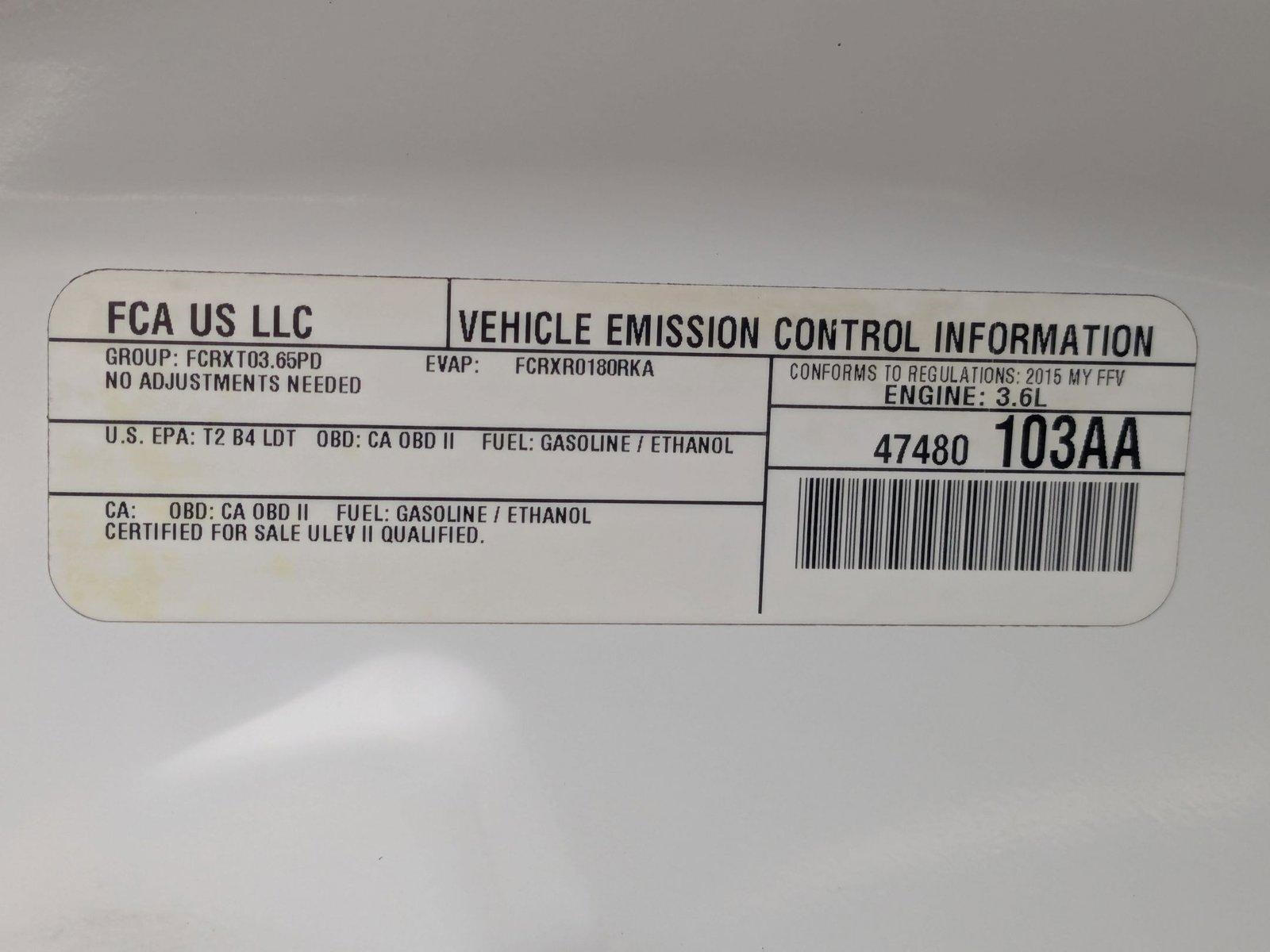 2015 Dodge Durango 2WD 4dr SXT