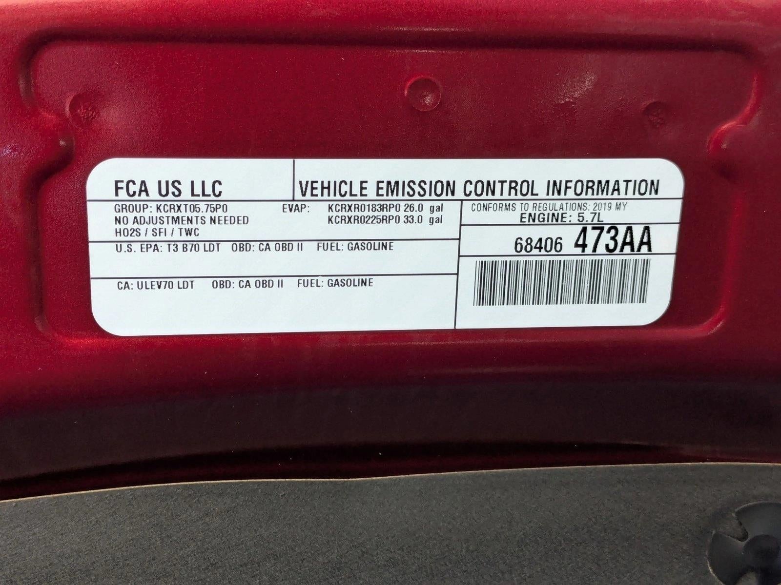 2019 RAM 1500 Big Horn/Lone Star 4x2 Crew Cab 5'7" Box