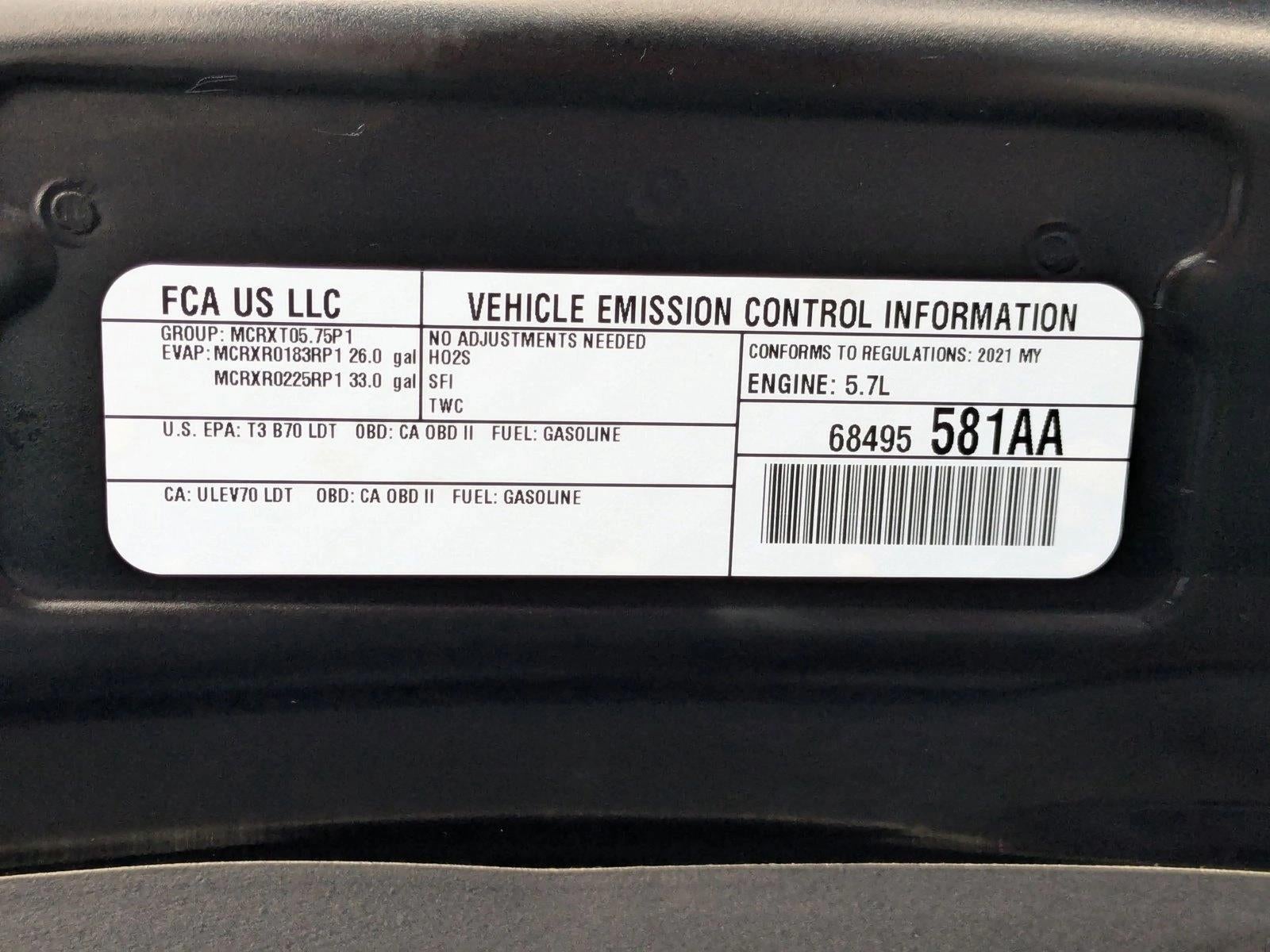 2021 RAM 1500 Big Horn 4x2 Crew Cab 5'7" Box