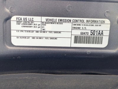 2020 RAM 1500 Laramie 4x2 Crew Cab 5'7" Box