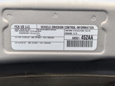 2022 RAM 1500 Rebel 4x4 Crew Cab 5'7" Box