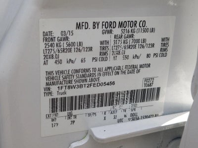 2015 Ford Super Duty F-350 SRW 4WD Crew Cab 6-3/4 Ft Box Platinum