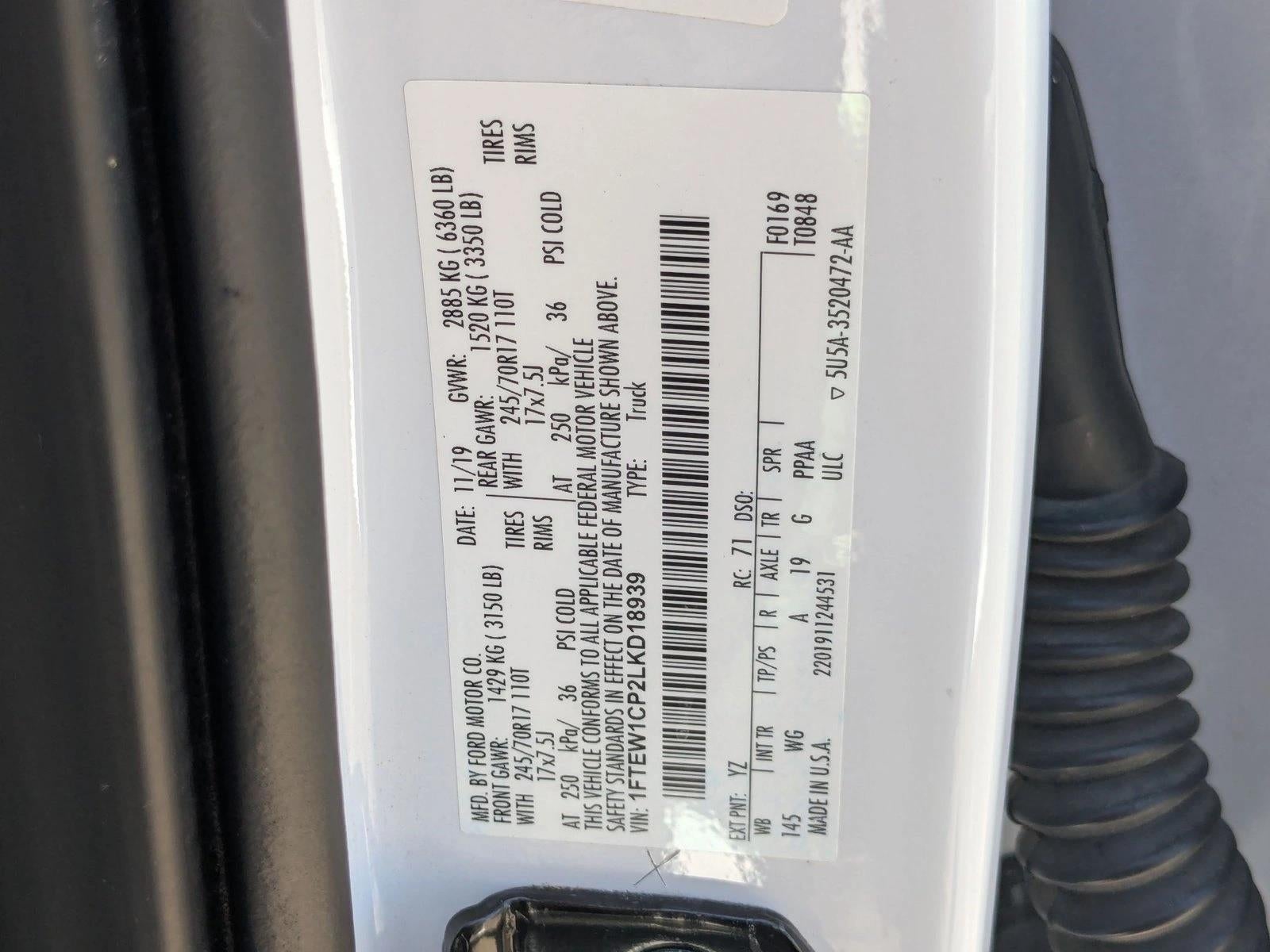 2020 Ford F-150 XL 2WD SuperCrew 5.5' Box