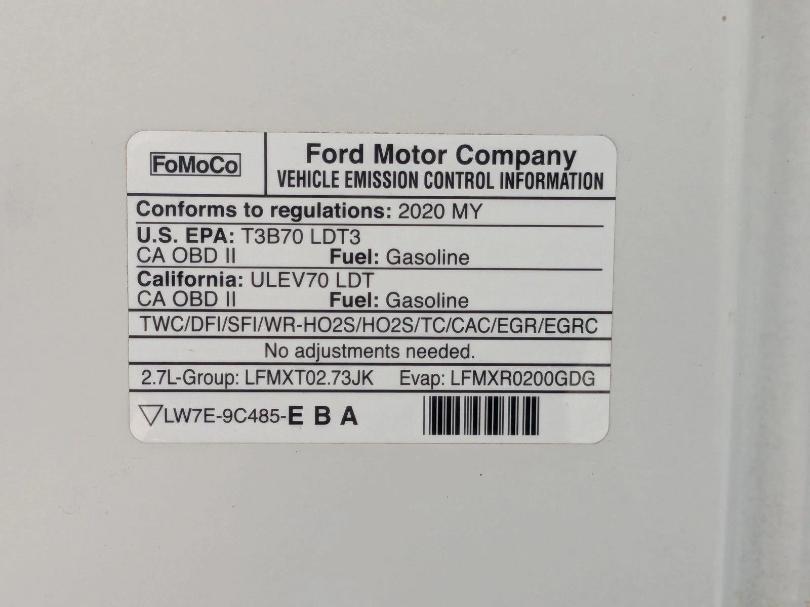 2020 Ford F-150 XL 2WD SuperCrew 5.5' Box