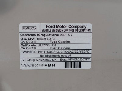 2021 Ford F-150 XL 2WD SuperCrew 5.5' Box
